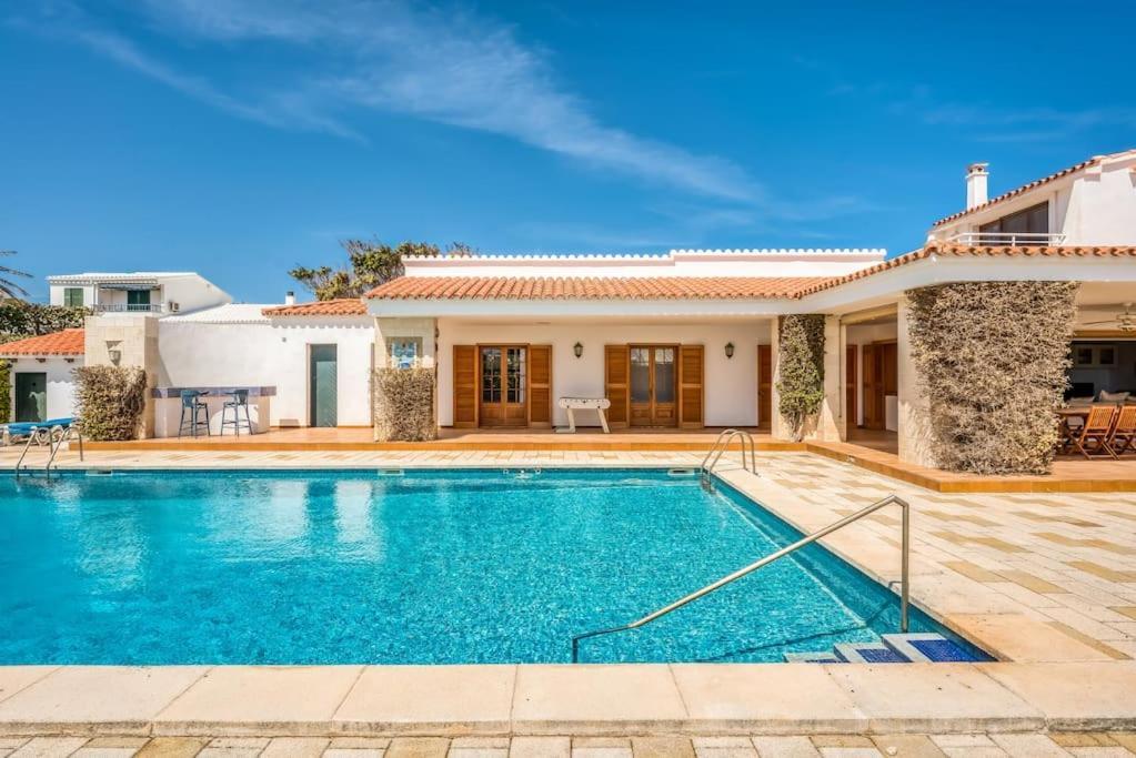 La Calma Espectacular Villa Con Jardin Y Piscina En Menorca С'Альгар Экстерьер фото