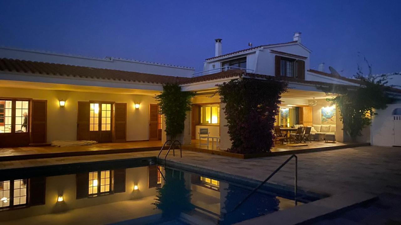 La Calma Espectacular Villa Con Jardin Y Piscina En Menorca С'Альгар Экстерьер фото